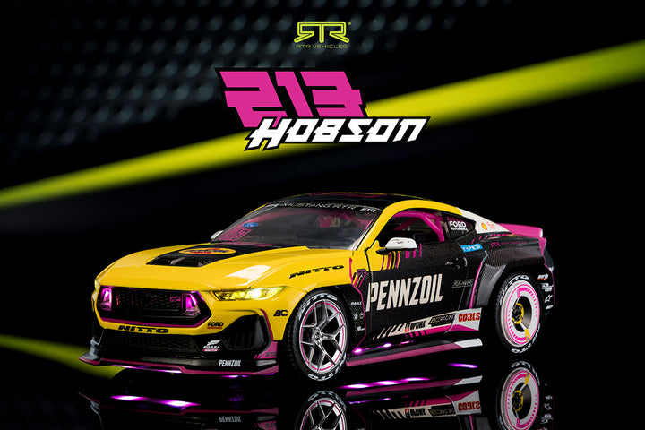 RTR Vehicles Ben Hobson 2025 Ford Mustang RTR 213, 1:24 Scale Vehicle (Wave 2)