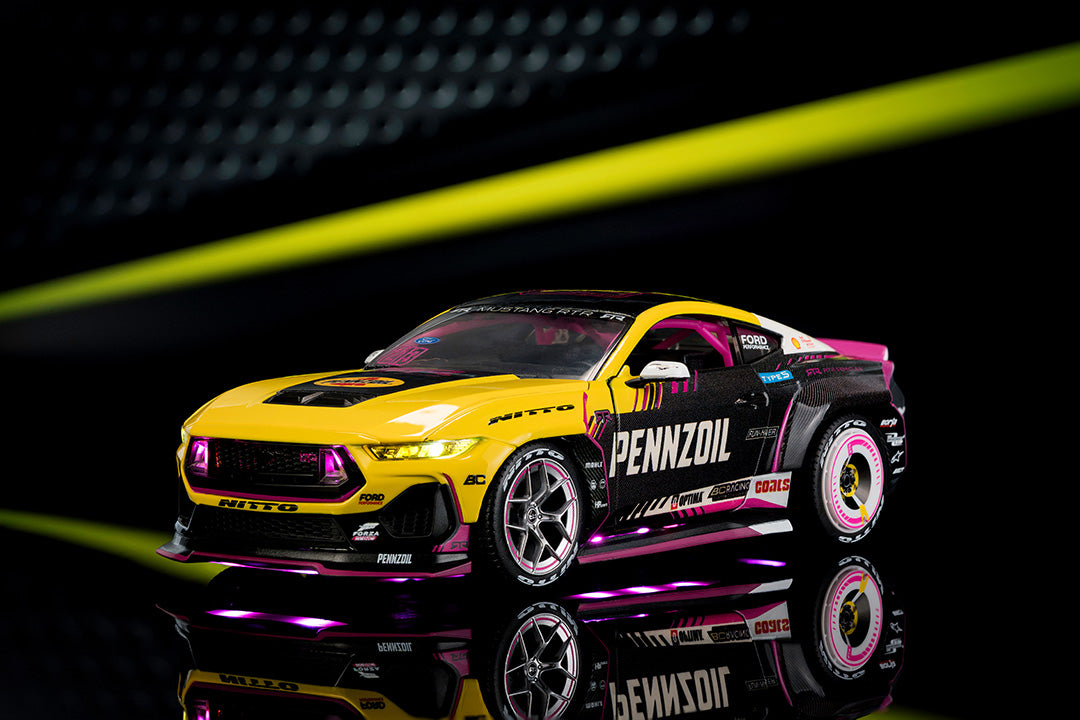 RTR Vehicles Ben Hobson 2025 Ford Mustang RTR 213, 1:24 Scale Vehicle (Wave 2)