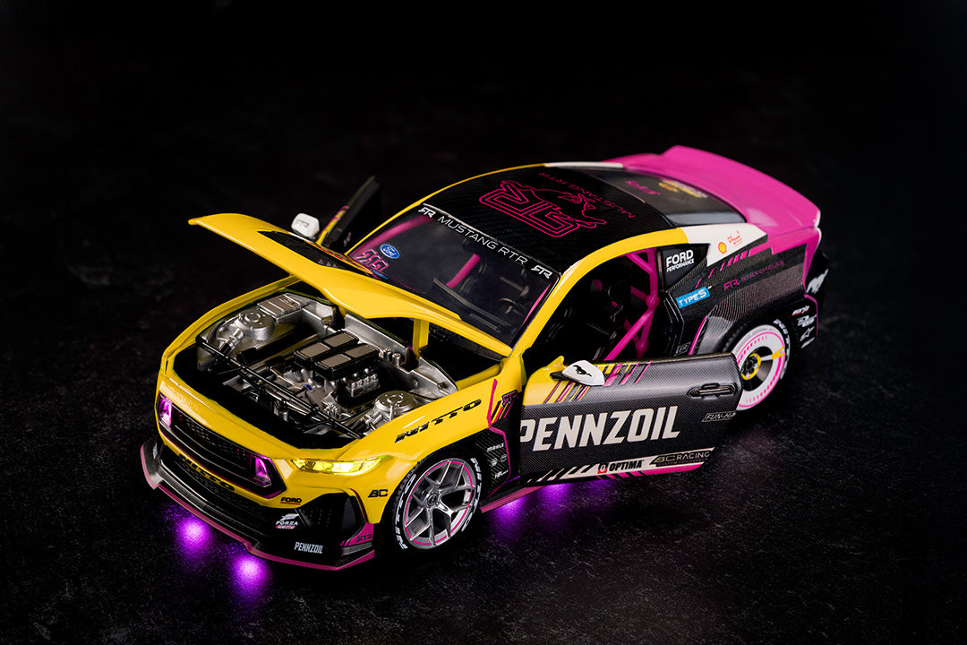 RTR Vehicles Ben Hobson 2025 Ford Mustang RTR 213, 1:24 Scale Vehicle (Wave 2)