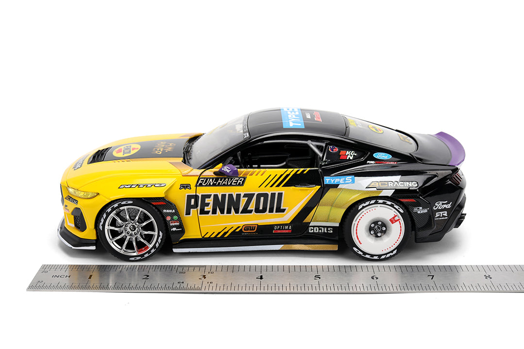 RTR Vehicles Chelsea Denofa 2023 Ford Mustang Championship, 1:24 Scale Vehicle (Wave 2)