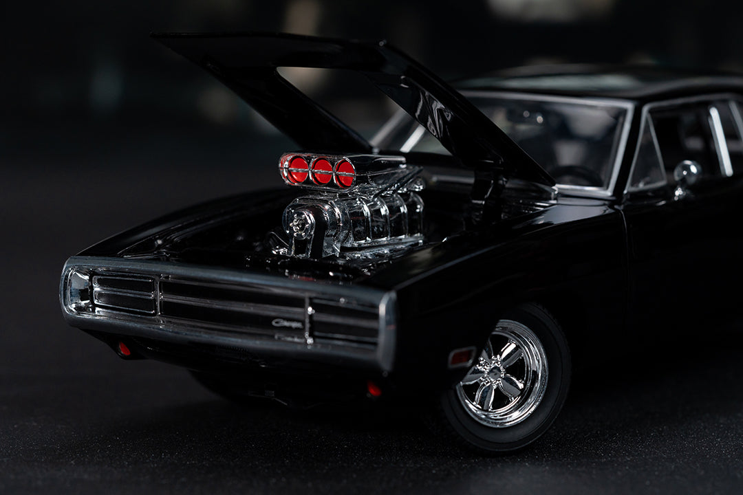 TrueSpec Fast & Furious Dom's 1970 Dodge Charger R/T, 1:24 Scale Vehicle