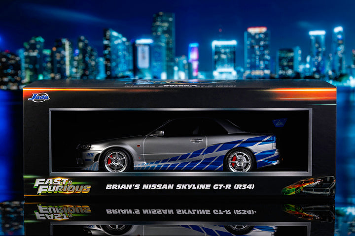 TrueSpec R - Fast & Furious Brian's Nissan Skyline GT-R (R34), 1:18 Scale Resin Vehicle