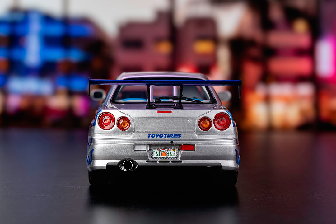TrueSpec R - Fast & Furious Brian's Nissan Skyline GT-R (R34), 1:18 Scale Resin Vehicle