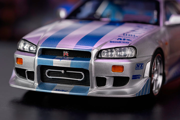 TrueSpec R - Fast & Furious Brian's Nissan Skyline GT-R (R34), 1:18 Scale Resin Vehicle