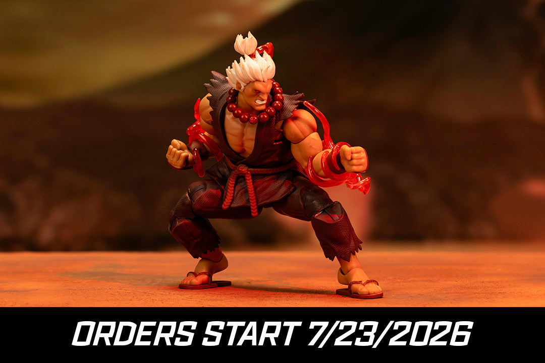 Ultra Street Fighter II Akuma 1/12 Scale Action Figure Deluxe Player 2 Exclusive [ORDERS START 7/23/2026]