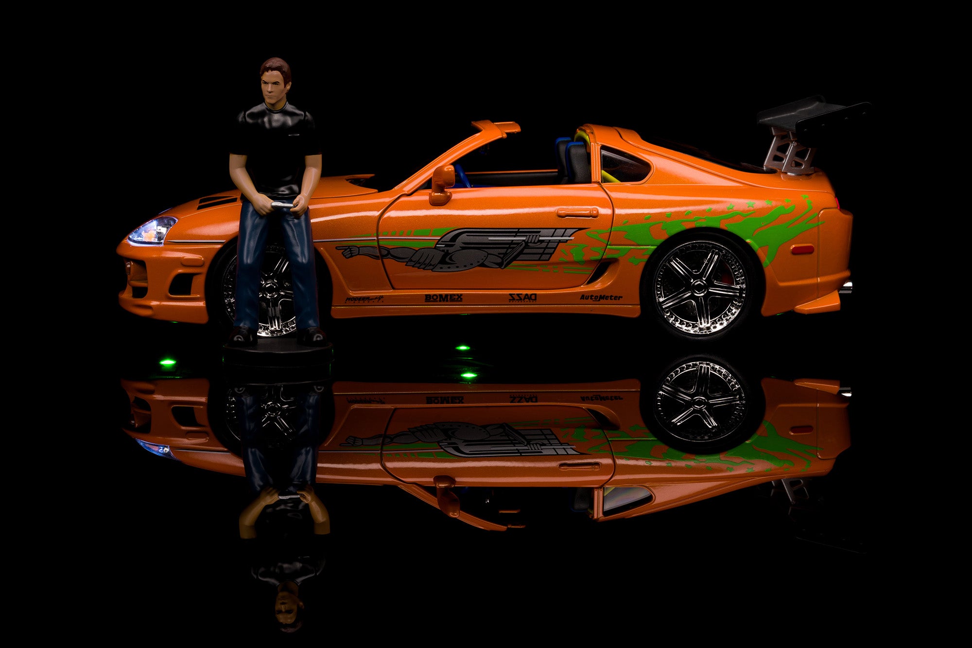 Fast & Furious Brian's Toyota Supra, 1:18 Scale Vehicle w