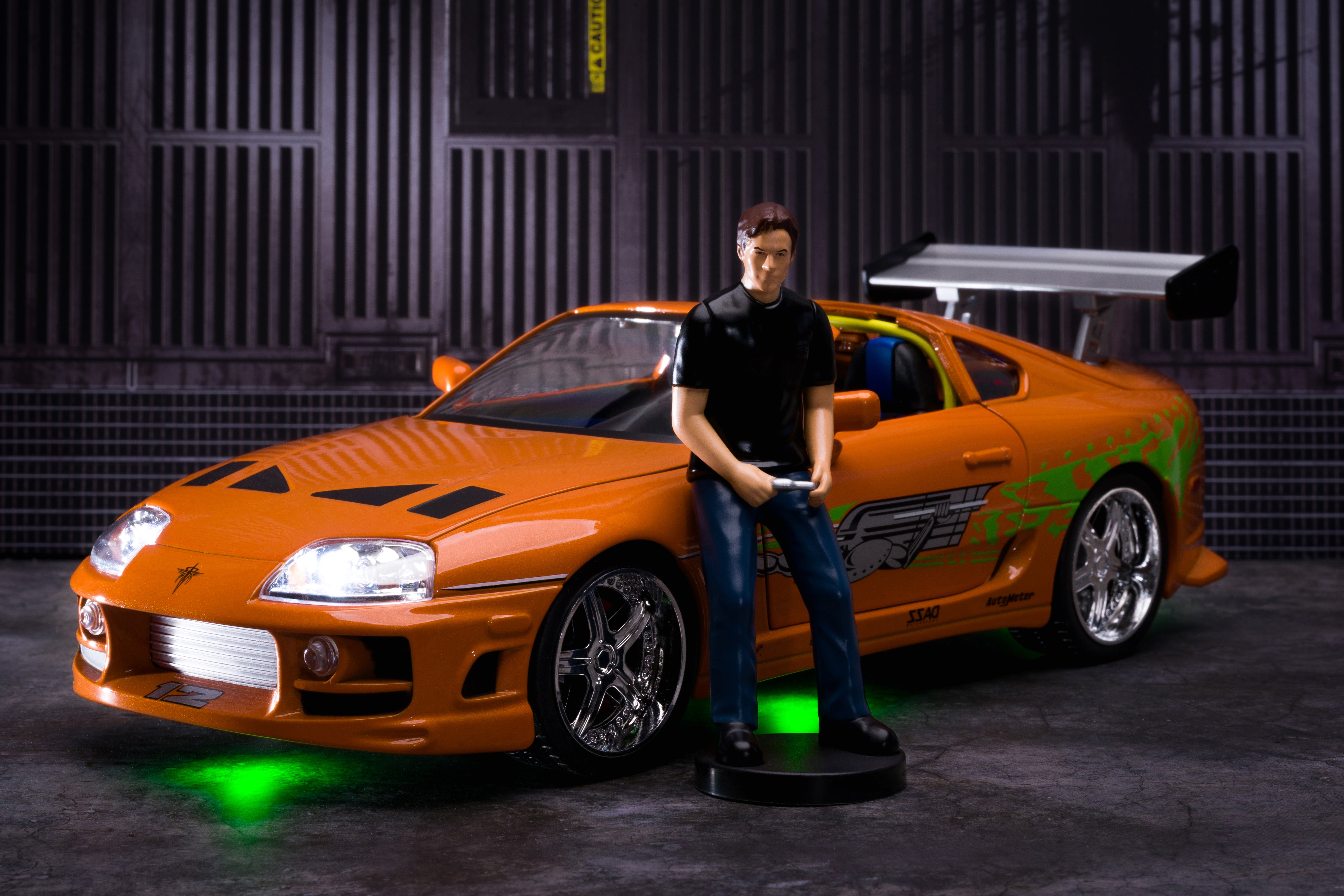 FAST&FURIOUS 1/18 GT-R & SUPRA LEDギミック FAST&FURIOUS 1/18 GT-R & SUPRA LEDギミック