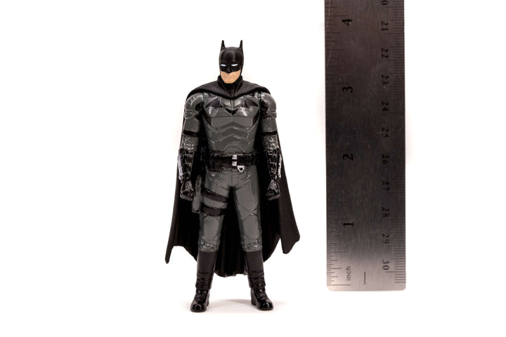 The Batman (2022) Batmobile & Batman, 1:18 Scale Vehicle & 3.75" Figure